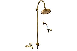 Душевая система Rav-Slezak LABE L054.5/3SM бронза купить в интернет-магазине сантехники Sanbest