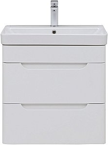 Тумба с раковиной Aquanet София 288905 60 белый глянец для ванной в интернет-магазине Sanbest