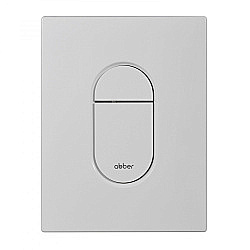 Кнопка для инсталляции Abber AC0124MW белая матовая купить в интернет-магазине сантехники Sanbest