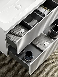 Тумба с раковиной Sancos SNOB R SNR120W 120 Bianco для ванной в интернет-магазине Sanbest