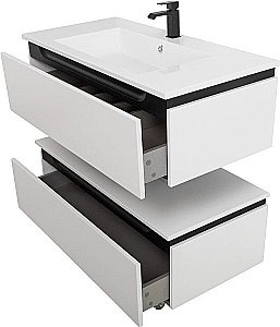 Нижняя тумба Cezares SLIDER-1000-1C-PI-BO белый для ванной в интернет-магазине сантехники Sanbest