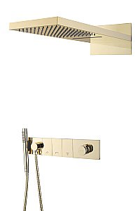 Душевая система Boheme ZODIAC 132-G золото купить в интернет-магазине сантехники Sanbest