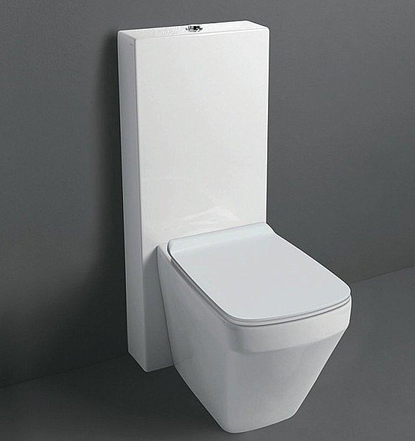 Унитаз Simas Baden Baden  безободковый, с напольным бачком, белый купить в интернет-магазине Sanbest