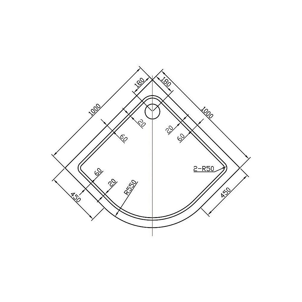 Душевой поддон Vincea VST-2AQ-1010 100x100 белый купить в интернет-магазине Sanbest