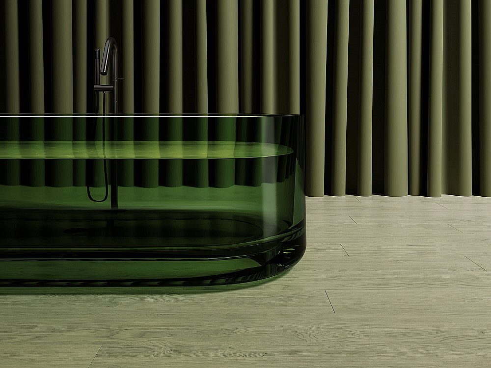 Ванна Abber 170х75 AT9708Emerald зеленая купить в интернет-магазине Sanbest