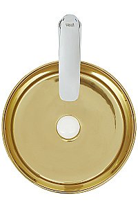 Раковина накладная WeltWasser WW ELBACH 3134 LSG 35,5 золотая купить в интернет-магазине Sanbest