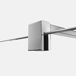 Душевое ограждение NEW TRENDY VELIO D-0137B 120 стекло прозрачное/профиль хром купить в интернет-магазине Sanbest