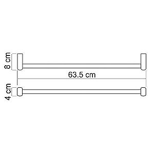 Полотенцедержатель WasserKRAFT Berkel К-6830 купить в интернет-магазине сантехники Sanbest
