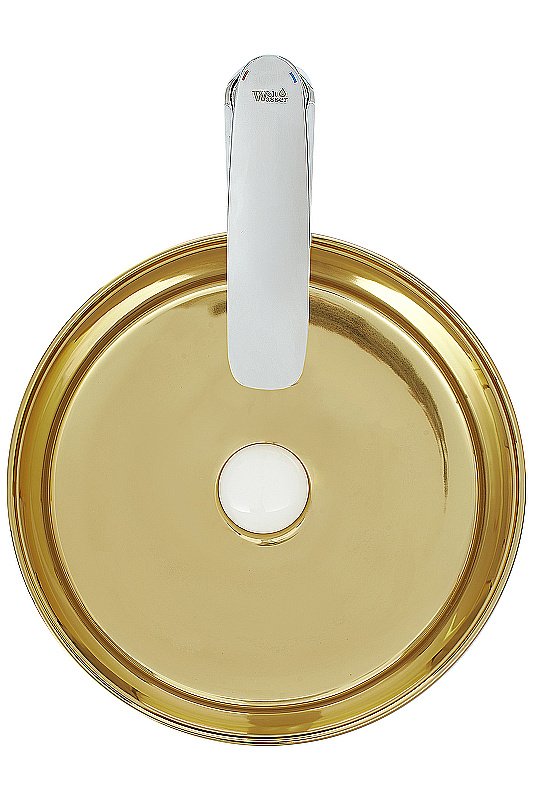 Раковина накладная WeltWasser WW ELBACH 3134 LSG 35,5 золотая купить в интернет-магазине Sanbest