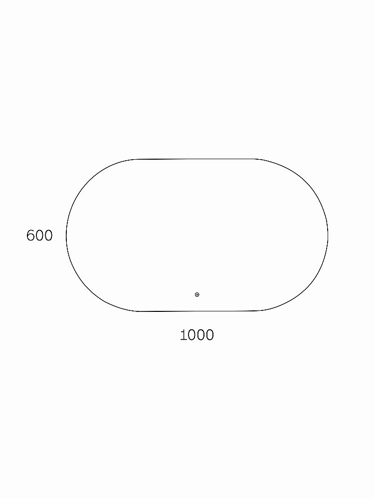 Зеркало Taliente Zled TA-Zled-F10060 100 в ванную от интернет-магазине сантехники Sanbest