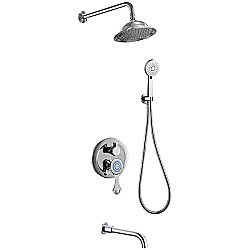 Душевая система Bronze de Luxe Yasmina NT800/B02 хром купить в интернет-магазине сантехники Sanbest