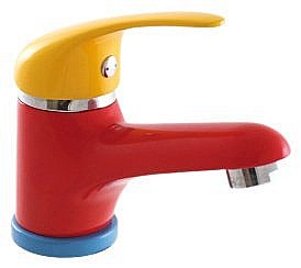 Смеситель для раковины Rav-Slezak Seina Junior SAJ091.5 красный/желтый/синий купить в интернет-магазине сантехники Sanbest