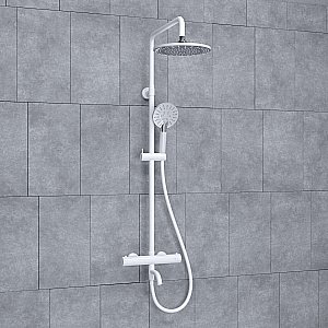 Душевая система WasserKRAFT Mindel A188.067.058.WM Thermo золото купить в интернет-магазине сантехники Sanbest