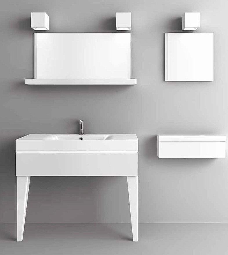 Раковина Kerasan Cento 100 355001*1 белая купить в интернет-магазине Sanbest