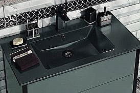 Раковина Опадирис Cerastyle Ибица 91 антрацит купить в интернет-магазине сантехники Sanbest