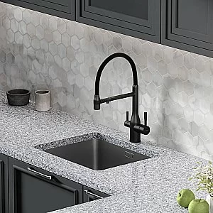 Смеситель для кухни Sancos Garda SC4009MB черный матовый купить в интернет-магазине сантехники Sanbest