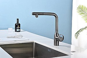 Смеситель для кухни Paulmark Urban Ur213104-BS брашированная сталь купить в интернет-магазине сантехники Sanbest