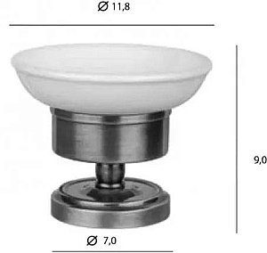 Мыльница Tiffany World Bristol TWBR160oro золото купить в интернет-магазине сантехники Sanbest