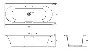Ванна чугунная Jacob Delafon Volute 180х80 купить в интернет-магазине Sanbest