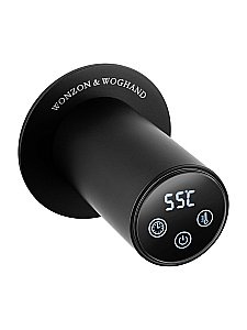 Полотенцесушитель электрический встраиваемый WONZON & WOGHAND LEIPZIG, Черный матовый (WW-AL3621-MB) купить в интернет-магазине сантехники Sanbest