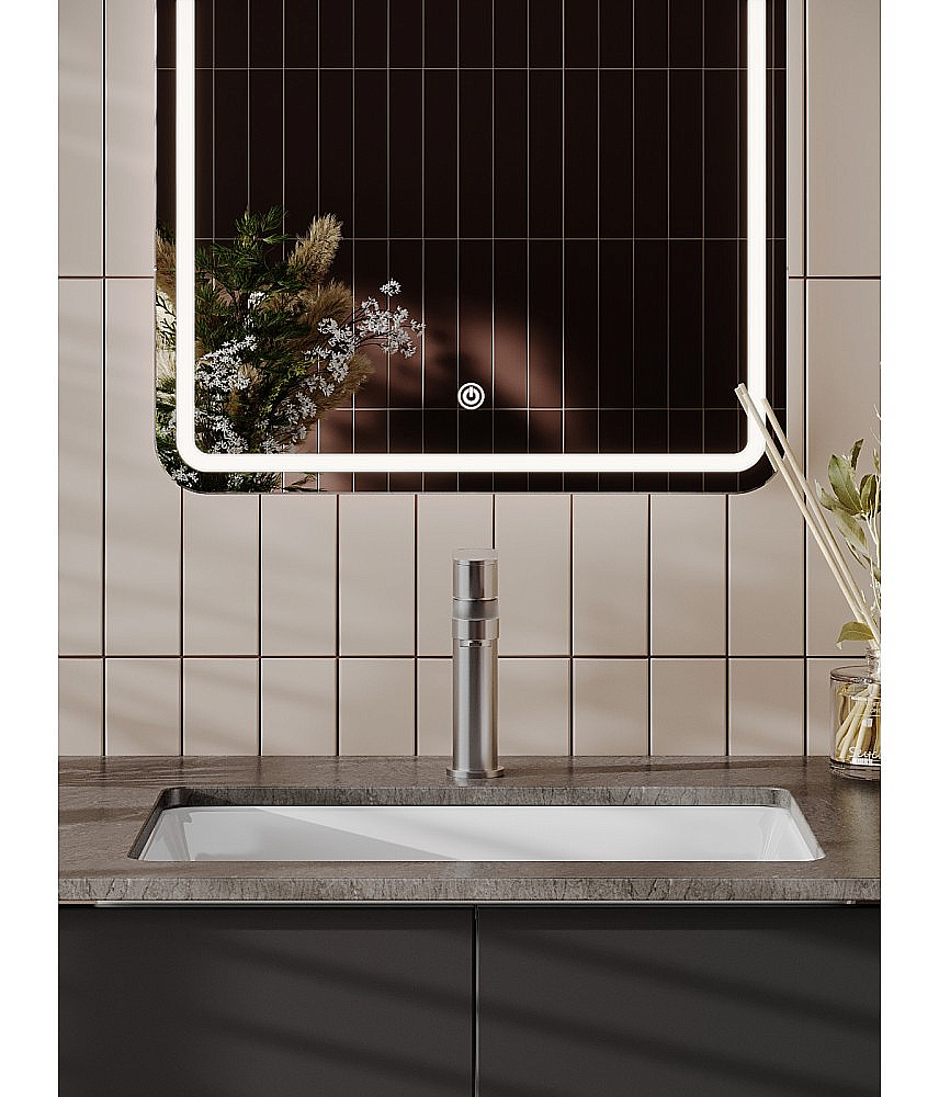 Cмеситель для раковины Agger Sweet A2702122 сатин матовый купить в интернет-магазине сантехники Sanbest