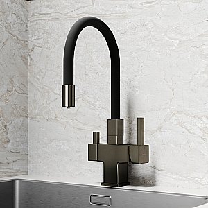 Смеситель для кухни Sancos Arno SC4005GG вороненая сталь купить в интернет-магазине сантехники Sanbest