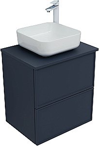 Тумба с раковиной Aquanet Арт 60 маренго для ванной в интернет-магазине Sanbest