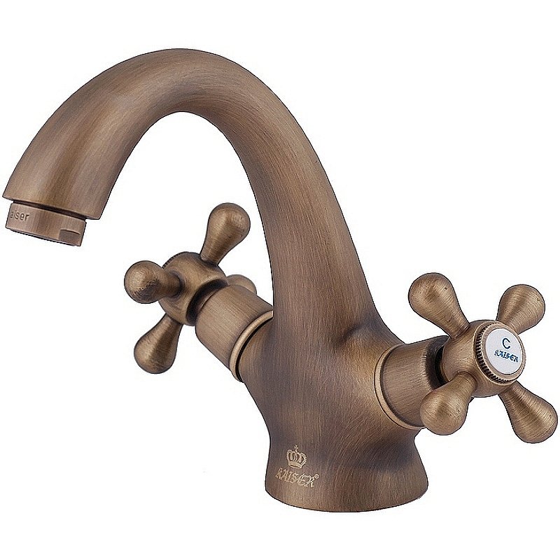 Смеситель для раковины Kaiser Carlson Style 44311-2 купить в интернет-магазине сантехники Sanbest