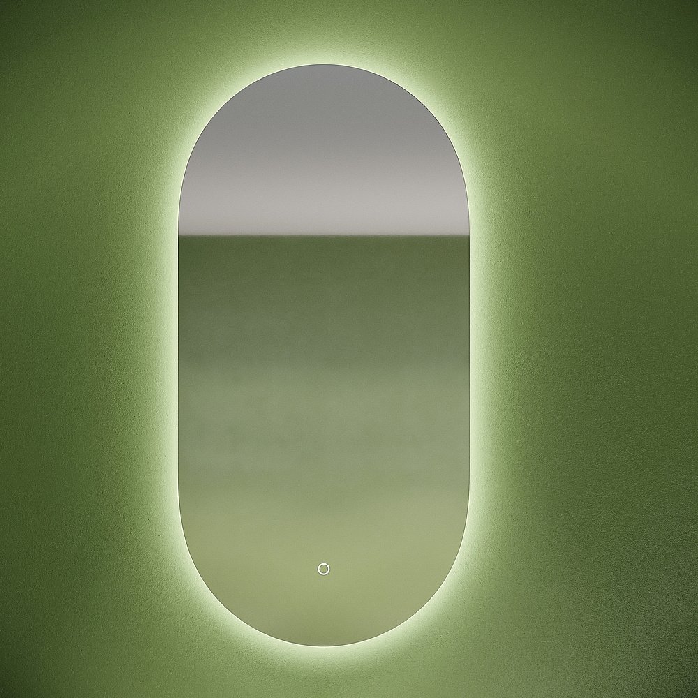 Зеркало LED Sancos Oval OV55C в ванную от интернет-магазине сантехники Sanbest