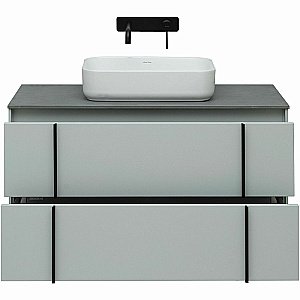 Тумба с раковиной Allen Brau Reality 100 1.32007.PWM папирус матовый для ванной в интернет-магазине Sanbest