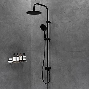 Душевая система Damixa ORIGIN BIT 408771430 черная матовая купить в интернет-магазине сантехники Sanbest