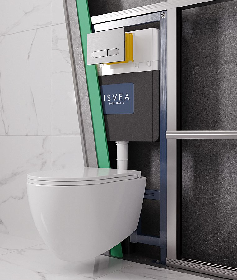 Инсталляция для унитаза ISVEA Durezza 52DR0201I 100 купить в интернет-магазине сантехники Sanbest