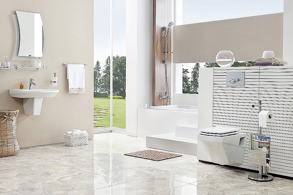 Унитаз подвесной с функцией биде CREAVIT SORTI SR320-00CB00E белый купить в интернет-магазине Sanbest