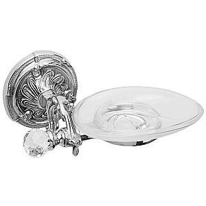 Мыльница Art&Max Barocco Cristal AM-1786-Cr-C хром купить в интернет-магазине сантехники Sanbest