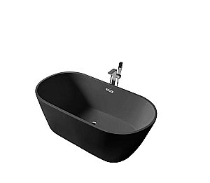 Ванна акриловая CeruttiSpa Resia 10521 170х75 черная матовая купить в интернет-магазине Sanbest