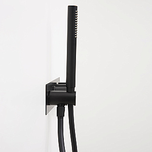 Душевая система WasserKraft A7488.152.160 с термостатом, черный Soft-touch купить в интернет-магазине сантехники Sanbest