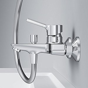 Смеситель для ванны AM.PM X-Joy F85B10000 купить в интернет-магазине сантехники Sanbest