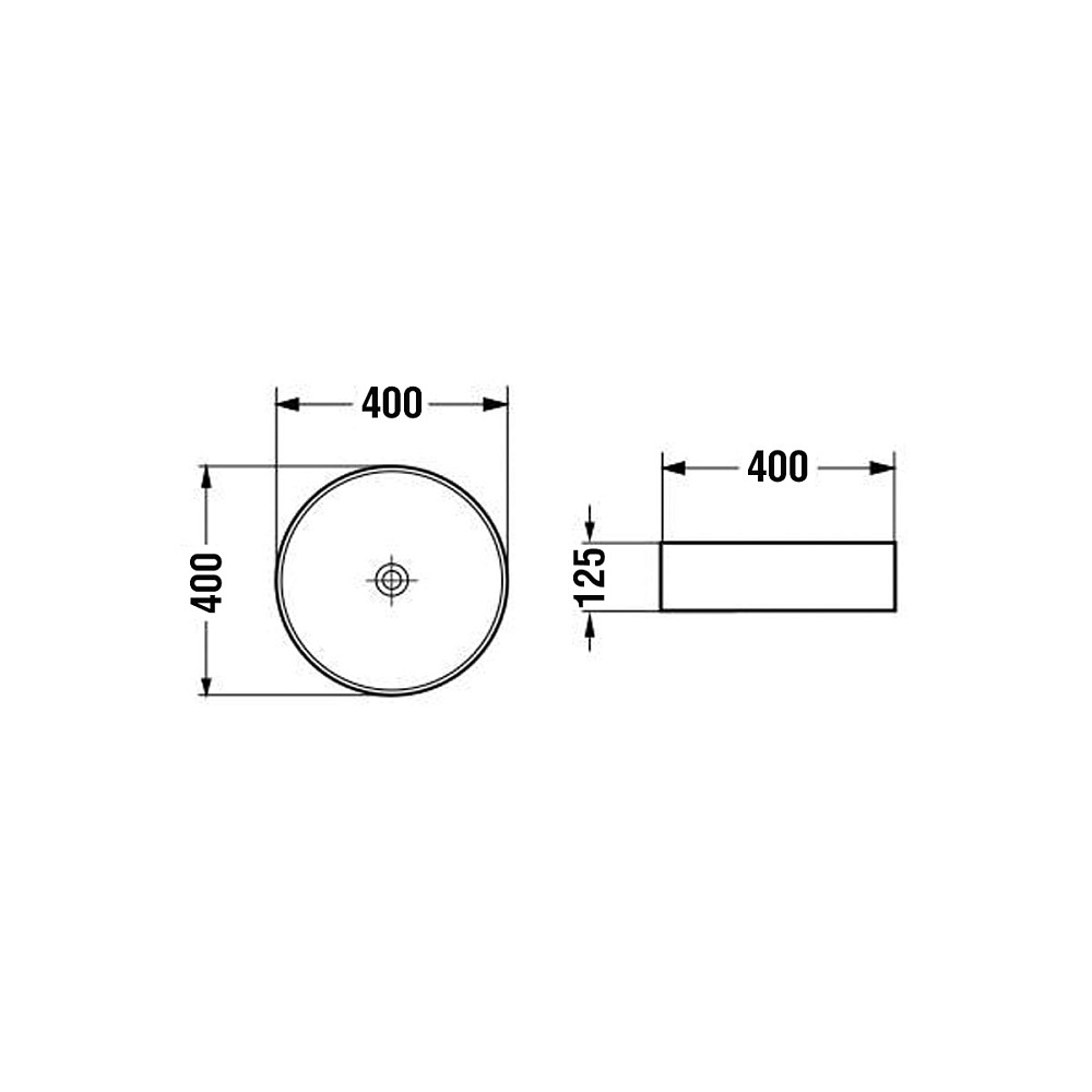 Раковина Vincea 40 VBS-5GL04 прозрачная/золото купить в интернет-магазине Sanbest