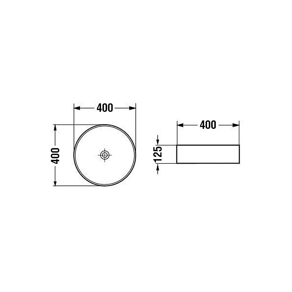 Раковина накладная Vincea 40 VBS-5GL04 прозрачная, золото купить в интернет-магазине Sanbest