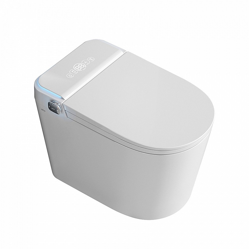 Унитаз-биде приставной ABBER Bequem AC1117S электронный, импульсный смыв, с крышкой микролифт купить в интернет-магазине Sanbest