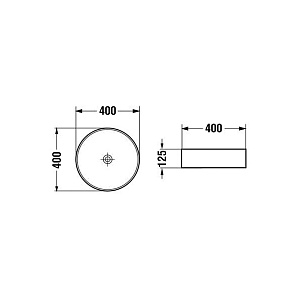 Раковина Vincea 40 VBS-5GL04 прозрачная/золото купить в интернет-магазине Sanbest