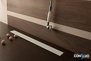 Душевой трап Pestan Confluo Frameless Line White Glass 450 купить в интернет-магазине Sanbest