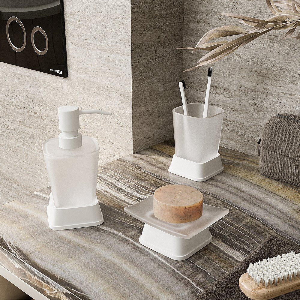 Мыльница WasserKRAFT Amper K-5429WHITE белая купить в интернет-магазине сантехники Sanbest