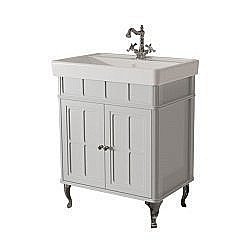 Тумба с раковиной Caprigo Borgo 70 серая для ванной в интернет-магазине Sanbest