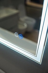 Зеркало ART&MAX FIRENZE 90 AM-Fir-900-800-DS-F-H в ванную от интернет-магазине сантехники Sanbest