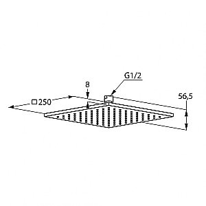 Душевая система Kludi Pure&Style 406300575 хром купить в интернет-магазине сантехники Sanbest