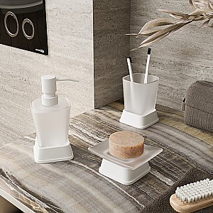 Мыльница WasserKRAFT Amper K-5429WHITE белая купить в интернет-магазине сантехники Sanbest