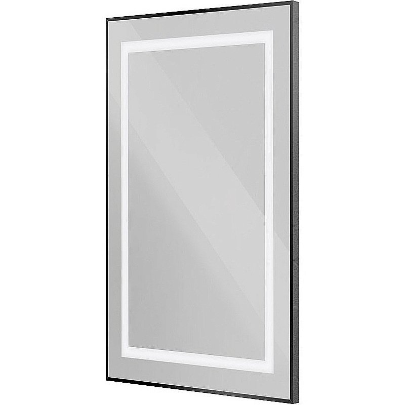 Зеркало BelBagno Kraft SPC-KRAFT-500-900-SENS-NERO черный в ванную от интернет-магазине сантехники Sanbest