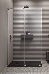 Душевое ограждение Radaway Furo SL Walk-in 100 10306538-01-01 стекло прозрачное/профиль хром купить в интернет-магазине Sanbest
