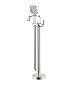 Смеситель для ванны Wonzon & Woghand Tetra WW-841220-BN брашированный никель купить в интернет-магазине сантехники Sanbest